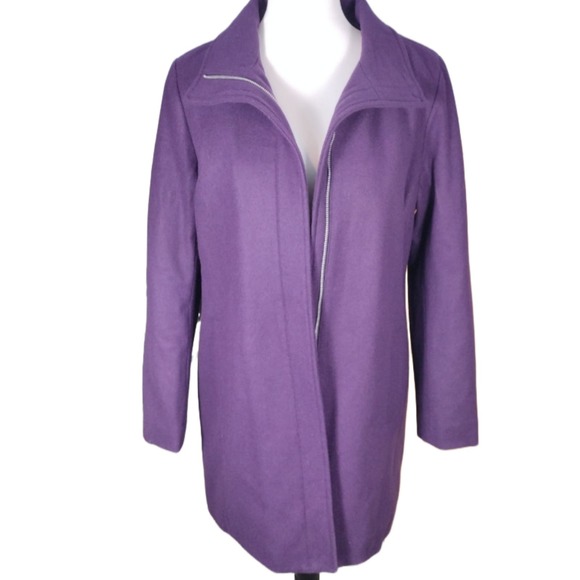 Lands' End Jackets & Blazers - 💸💲$30 Lands End Wool Primaloft Purple Insulated Winter Coat Woman's Size 8